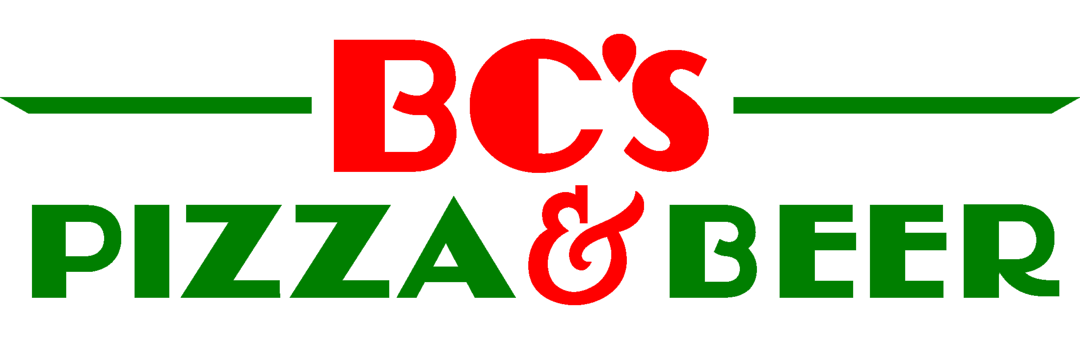 BC's Pizza logo